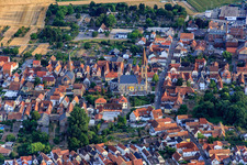 Catholic Church of St. Nicholas and Protestant Church Bellheim in Bellheim in the state Rhineland-Palatinate, Germany