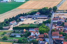 Biolutz Sonnenhof and Dieter Lutz organic vegetable cultivation in Knittelsheim in the state Rhineland-Palatinate, Germany