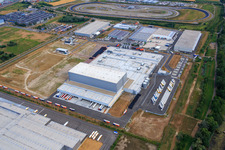 Aerial photograpy of Palatinate Refreshments GmbH in Wörth am Rhein in the state Rhineland-Palatinate, Germany