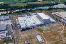 Palatinate Refreshments GmbH in Wörth am Rhein in the state Rhineland-Palatinate, Germany viewn from the air