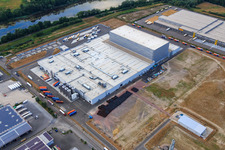 Drone image of Palatinate Refreshments GmbH in Wörth am Rhein in the state Rhineland-Palatinate, Germany