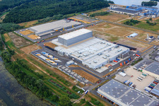 Palatinate Refreshments GmbH in Wörth am Rhein in the state Rhineland-Palatinate, Germany from above