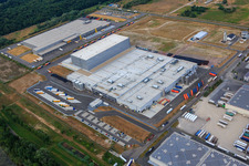 Palatinate Refreshments GmbH in Wörth am Rhein in the state Rhineland-Palatinate, Germany seen from above