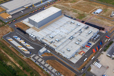 Bird's eye view of Palatinate Refreshments GmbH in Wörth am Rhein in the state Rhineland-Palatinate, Germany