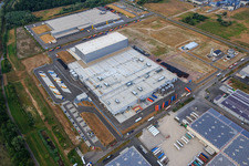 Aerial photograpy of Palatinate Refreshments GmbH in Wörth am Rhein in the state Rhineland-Palatinate, Germany