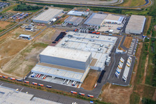Drone image of Palatinate Refreshments GmbH in Wörth am Rhein in the state Rhineland-Palatinate, Germany