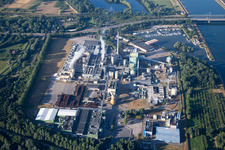 Borregaard Deutschland GmbH and Maxauer Papierfabrik GmbH in the district Knielingen in Karlsruhe in the state Baden-Wuerttemberg, Germany