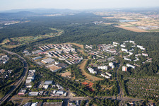 District Oberreut in Karlsruhe in the state Baden-Wuerttemberg, Germany