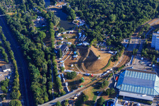 Mount Klotz at The Festival in the Günther Klotz complex in the district Südweststadt in Karlsruhe in the state Baden-Wuerttemberg, Germany