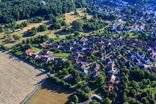 At the water tower in the district Hohenwettersbach in Karlsruhe in the state Baden-Wuerttemberg, Germany