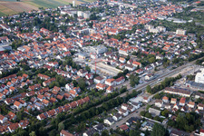 In the city center" New building of RiBa GmbH between Bismarck- and Gartenstr in Kandel in the state Rhineland-Palatinate, Germany