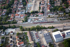 New development area "In the city center" between Bismarck and Gartenstr in Kandel in the state Rhineland-Palatinate, Germany