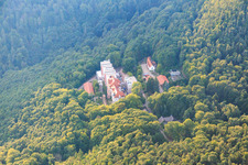 Specialist clinic Eußerthal in the forest in Eußerthal in the state Rhineland-Palatinate, Germany from the plane