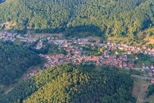 Main Street in Eußerthal in the state Rhineland-Palatinate, Germany