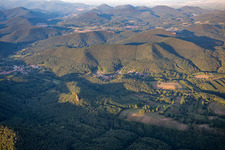 From the west in Darstein in the state Rhineland-Palatinate, Germany
