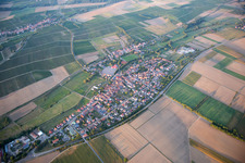 Drone image of District Kapellen in Kapellen-Drusweiler in the state Rhineland-Palatinate, Germany
