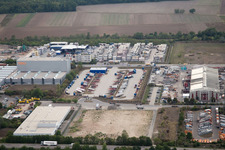 Warehouses and forwarding building Kube & Kubenz in Worms in the state Rhineland-Palatinate, Germany