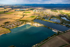 Sailing club Biblis eV at Riedsee in Biblis in the state Hesse, Germany