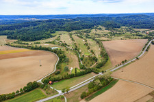 Golf club grounds Schwäbisch Hall in the district Dörrenzimmern in Schwäbisch Hall in the state Baden-Wuerttemberg, Germany