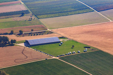 Motorhomes on National Day in Dierbach in the state Rhineland-Palatinate, Germany