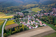 Rott in the state Bas-Rhin, France out of the air