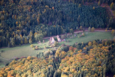 Nehwiller-près-Wœrth in the state Bas-Rhin, France from above