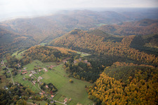Windstein in the state Bas-Rhin, France seen from above