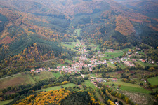 Aerial photograpy of Dambach in the state Bas-Rhin, France
