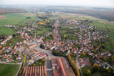 Aerial view of De Dietrich Process Systems in Zinswiller in the state Bas-Rhin, France