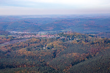 Oblique view of Lichtenberg in the state Bas-Rhin, France