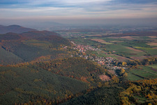 Rothbach in the state Bas-Rhin, France from above