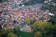 Aerial photograpy of Reichshoffen in the state Bas-Rhin, France