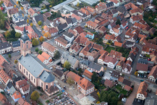 Reichshoffen in the state Bas-Rhin, France out of the air