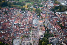 Reichshoffen in the state Bas-Rhin, France from the plane