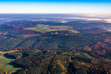 Agricultural fields and farmland in the district Würzberg in Michelstadt in the state Hesse, Germany