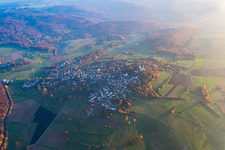 Aerial view of District Hering in Otzberg in the state Hesse, Germany
