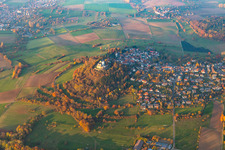 District Hering in Otzberg in the state Hesse, Germany out of the air