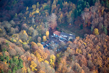 Aerial photograpy of Barbarossa in the district Bindersbach in Annweiler am Trifels in the state Rhineland-Palatinate, Germany