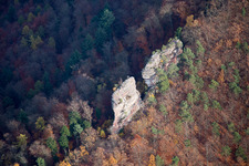 Jungturm Castle Ruins in Leinsweiler in the state Rhineland-Palatinate, Germany