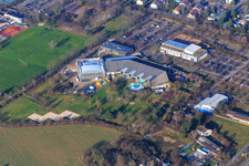Fan bath Karlsruhe in the district Hagsfeld in Karlsruhe in the state Baden-Wuerttemberg, Germany