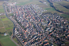 District Neuthard in Karlsdorf-Neuthard in the state Baden-Wuerttemberg, Germany