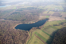 Seven-Alder Lake in the district Neuthard in Karlsdorf-Neuthard in the state Baden-Wuerttemberg, Germany