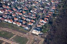 Potsdamer Straße in the district Neudorf in Graben-Neudorf in the state Baden-Wuerttemberg, Germany
