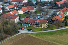 District Aunham in Bad Birnbach in the state Bavaria, Germany out of the air