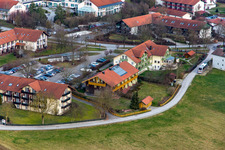 District Aunham in Bad Birnbach in the state Bavaria, Germany from the plane
