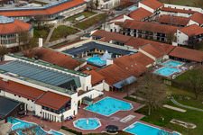 Drone image of District Aunham in Bad Birnbach in the state Bavaria, Germany
