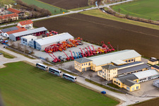 Aerial view of Bad Birnbach in the state Bavaria, Germany