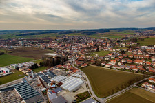 Bad Birnbach in the state Bavaria, Germany seen from above