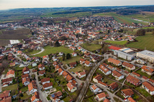 Bad Birnbach in the state Bavaria, Germany viewn from the air
