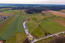 Drone image of Bad Birnbach in the state Bavaria, Germany